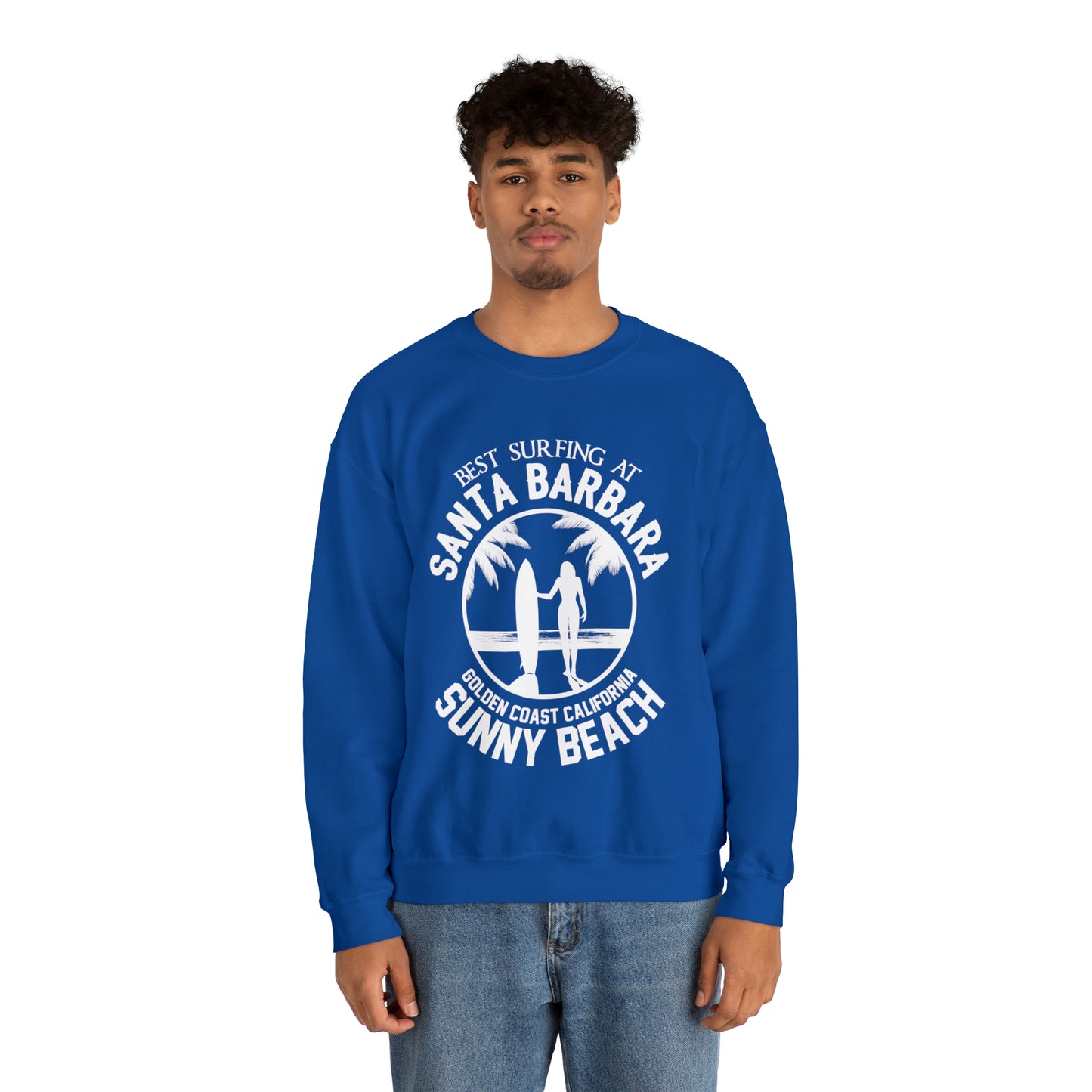 Santa Barbara_Sunny beach Crewneck Sweatshirt