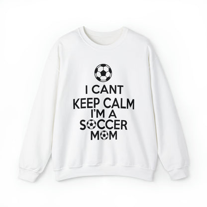 I can't keep calm I'm a soccer mom Crewneck Sweatshirt