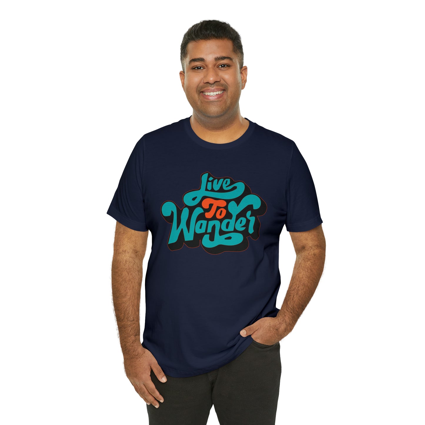 Live to wonder vintage Unisex Tee Shirt