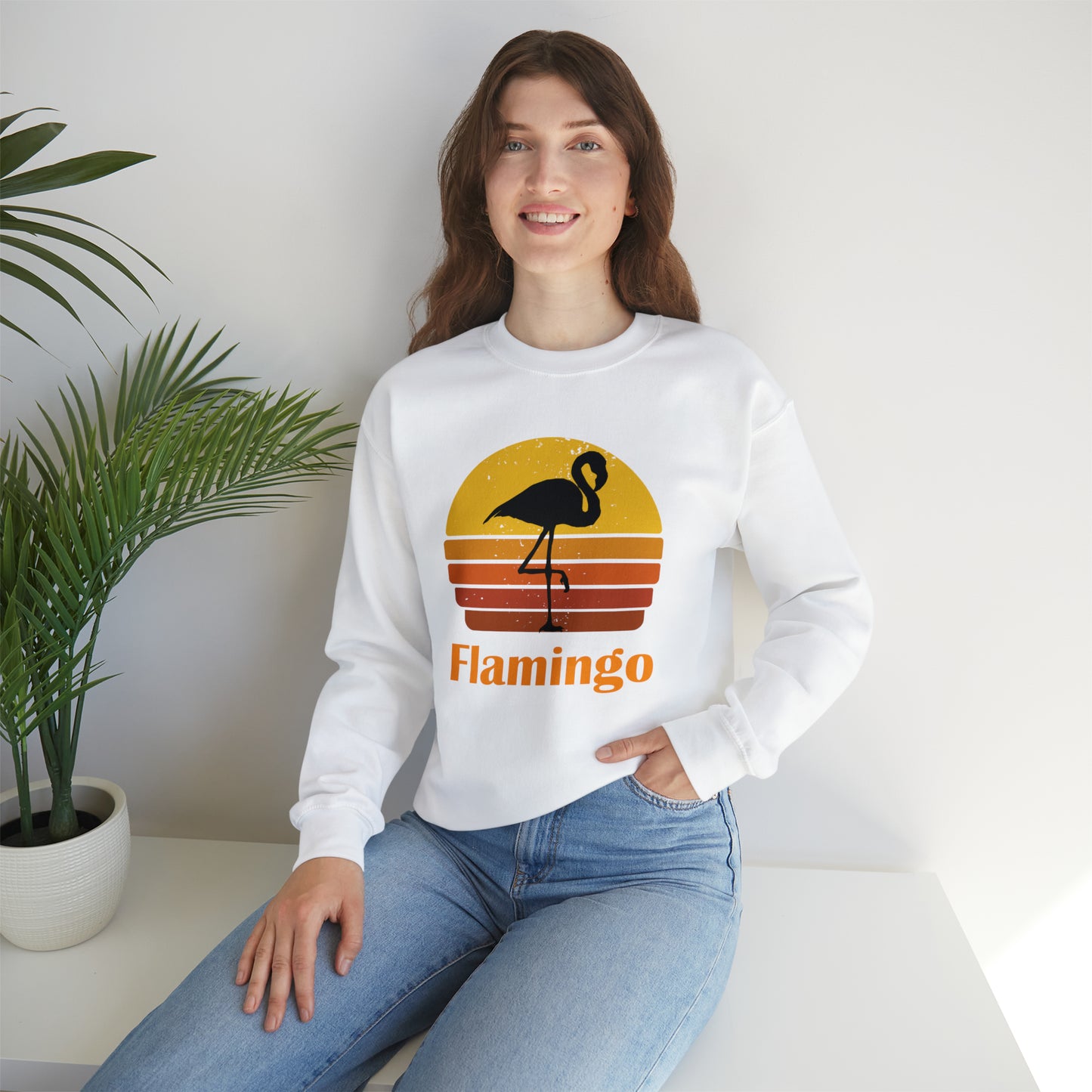 Flamingo vintage Crewneck Sweatshirt