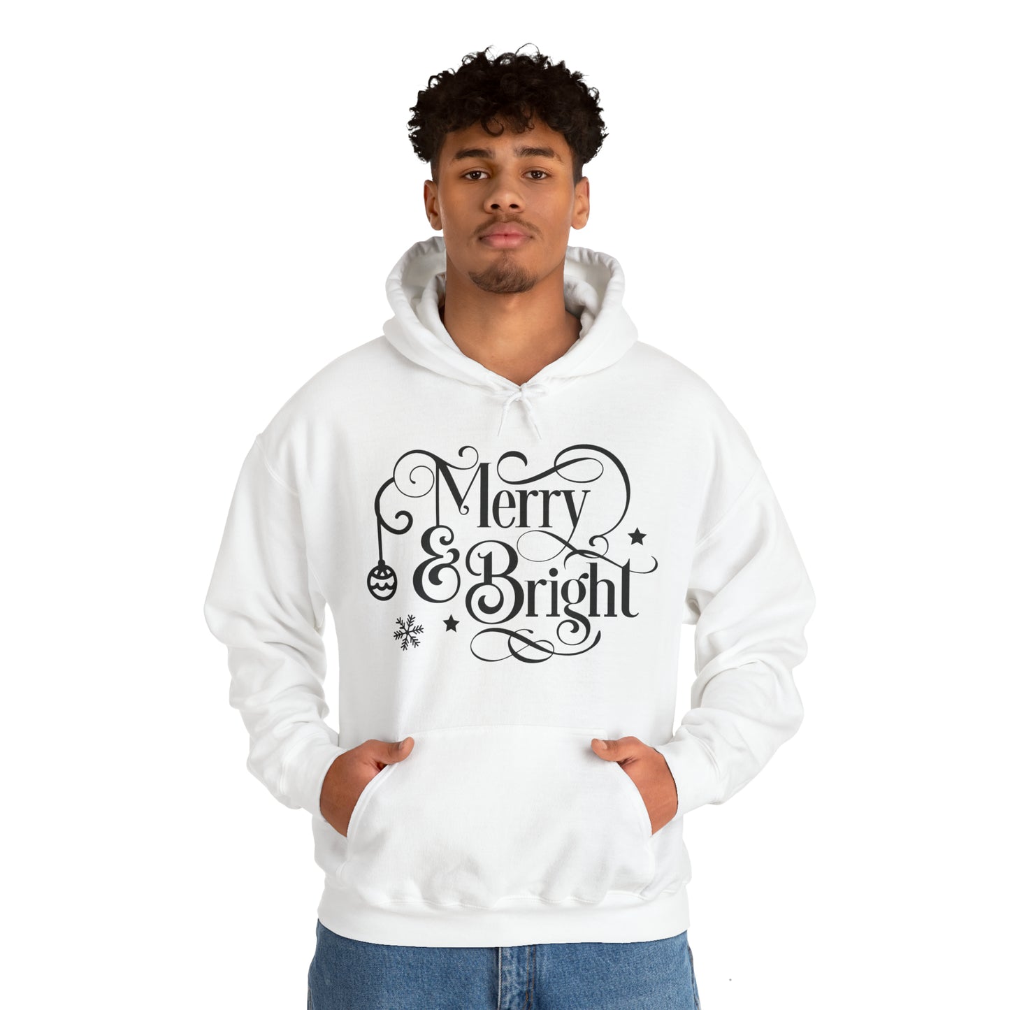 Merry and Bright Christmas Hoodie