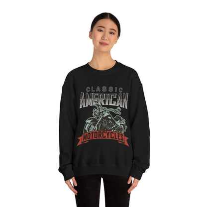 Classic American motorcycles Crewneck Sweatshirt