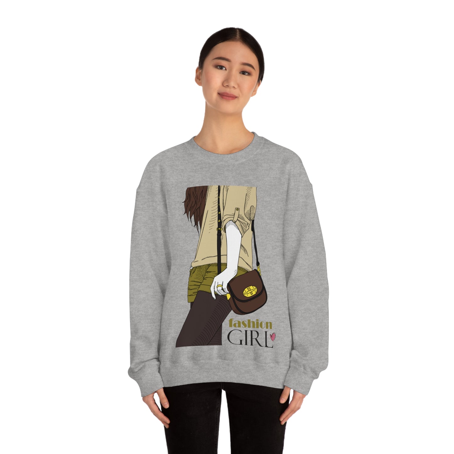 Fashion girl Crewneck Sweatshirt