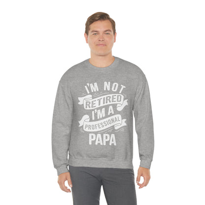 Professional Papa Crewneck Sweatshirt