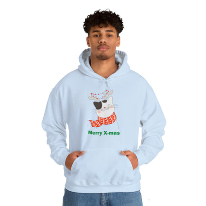 Merry X-mas cat Hoodie