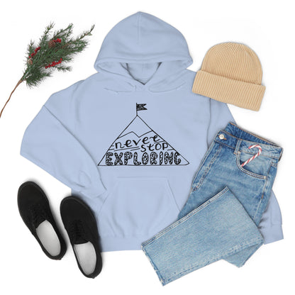 Never stop exploring Hoodie