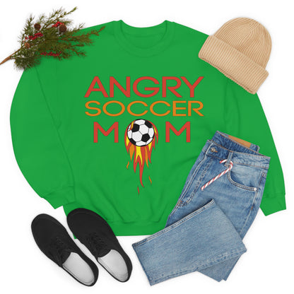 Angry soccer mom Crewneck Sweatshirt