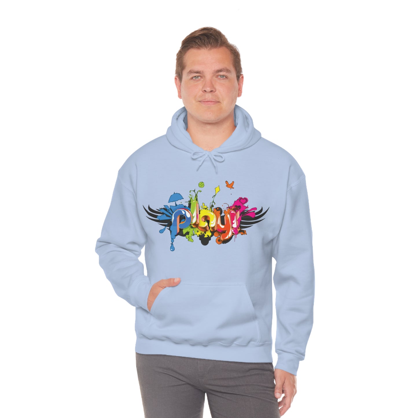 Play colorful graffiti Hoodie