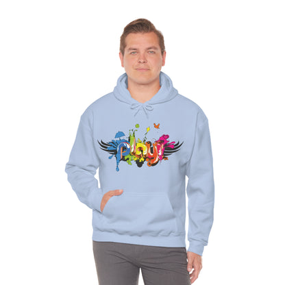 Play colorful graffiti Hoodie