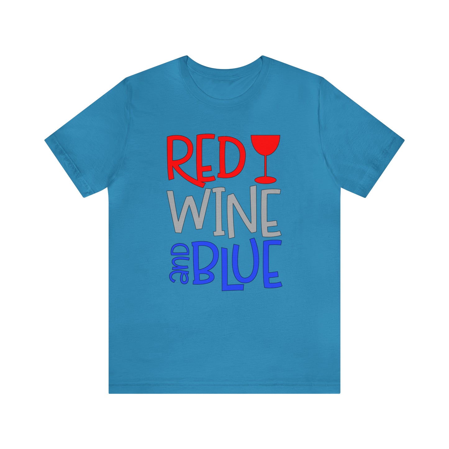 Red Wine Blue T-Shirt