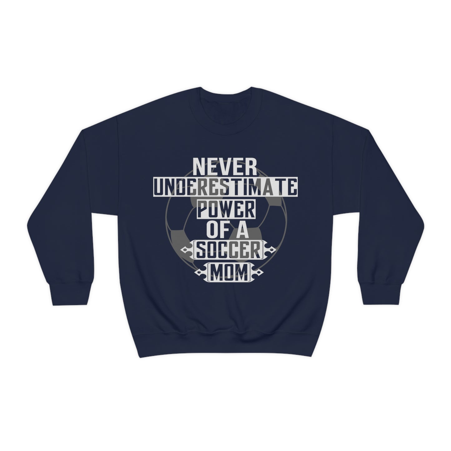 Power of a Soccer mom Crewneck Sweatshirt