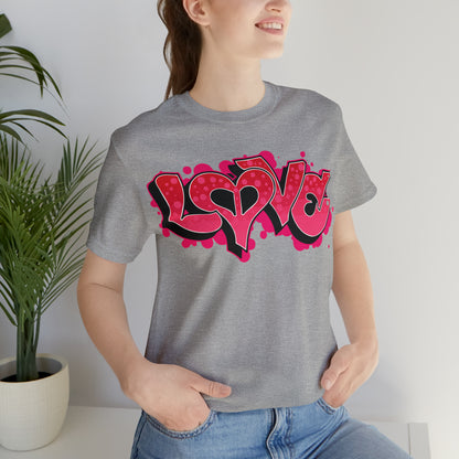 Peace and Love graffiti T-Shirt