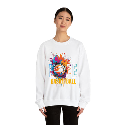 Love basketball Crewneck Sweatshirt