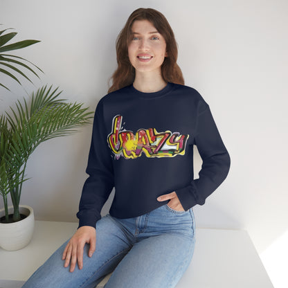 Crazy graffiti Crewneck Sweatshirt