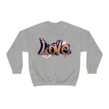 Cool love graffiti Crewneck Sweatshirt