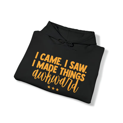 I Came I Saw I Made Things Awkward Hoodie