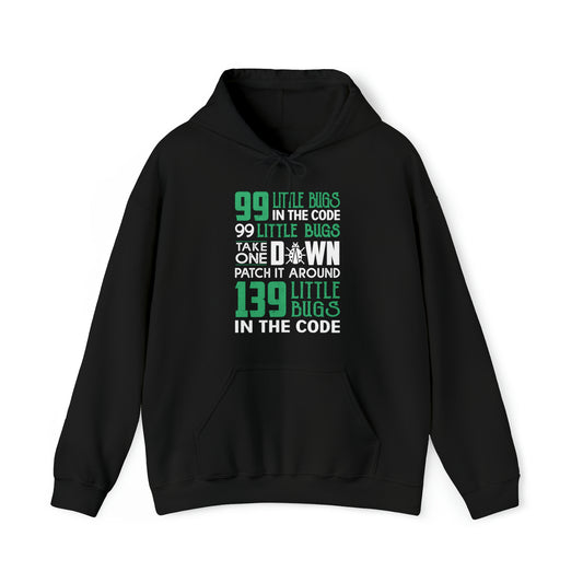 99 Little bugs in the code Hoodie