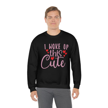 I Woke Up This Cute Crewneck Sweatshirt