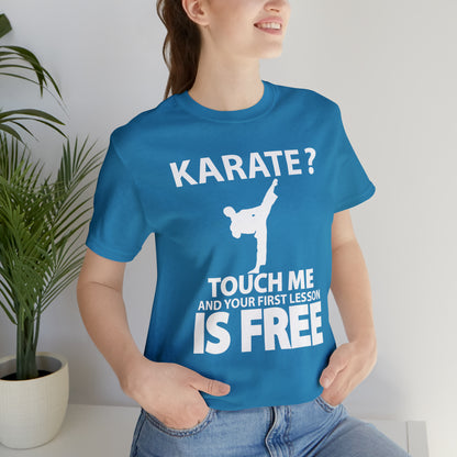 karate first lesson free T-Shirt