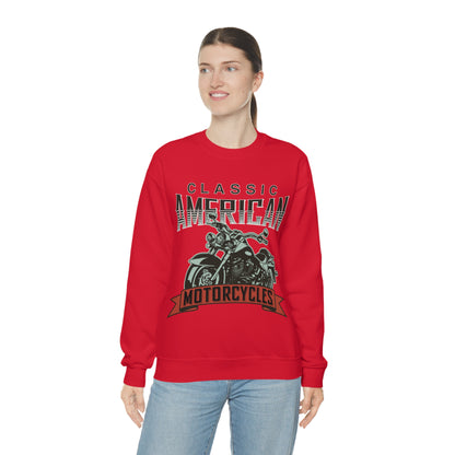 Classic American motorcycles Crewneck Sweatshirt