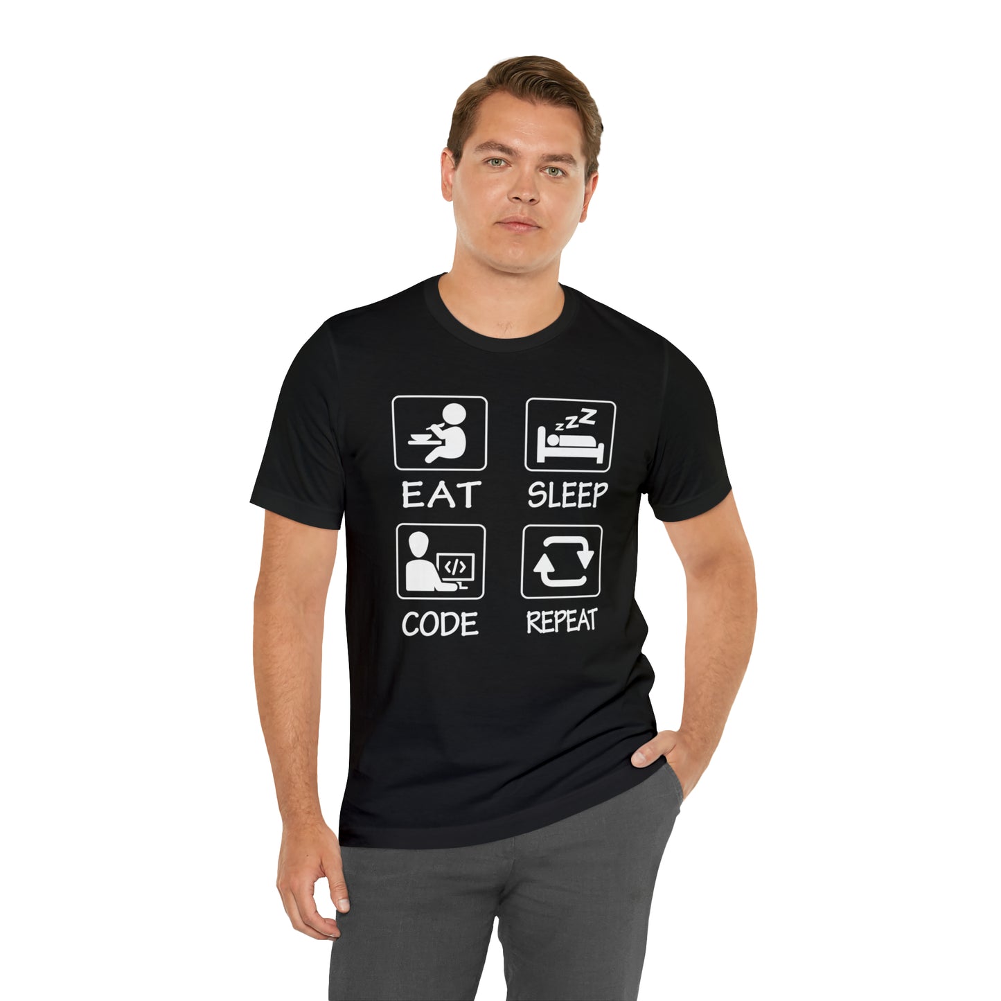 Eat sleep Code Repeat T-Shirt