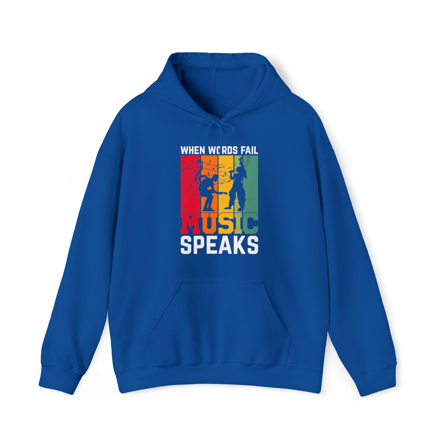 When words fail music speaks vintage Hoodie