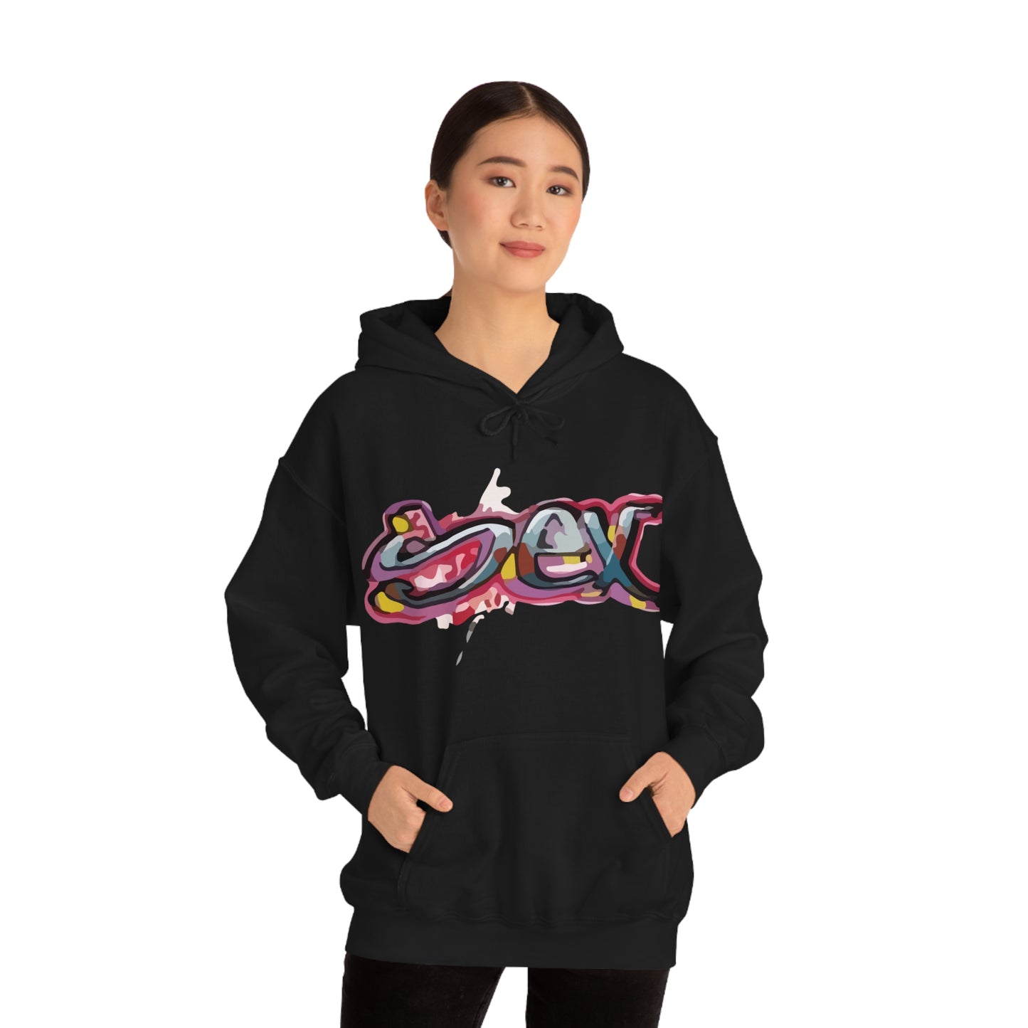 Sex colorful graffiti Hoodie