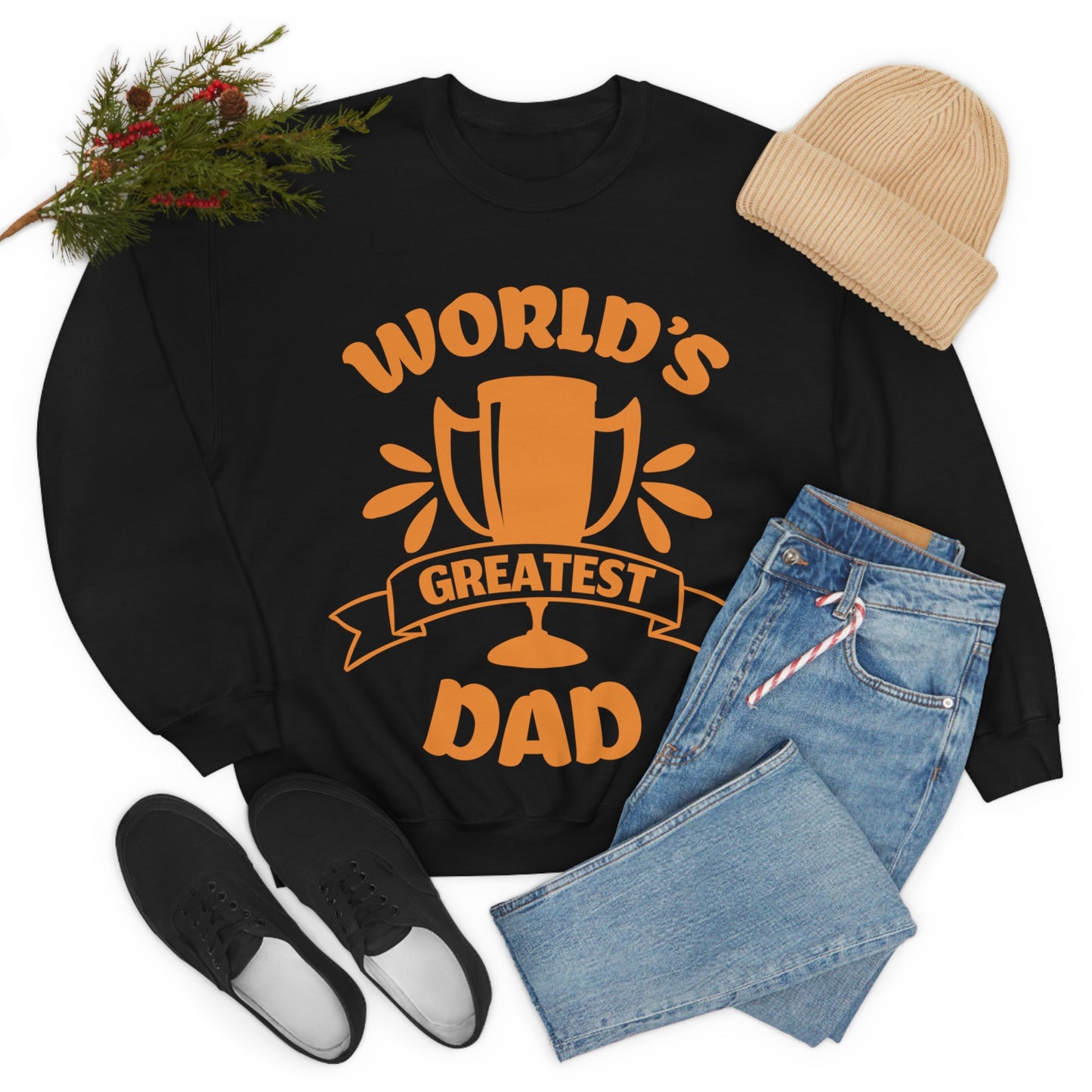 World Greatest Dad Crewneck Sweatshirt