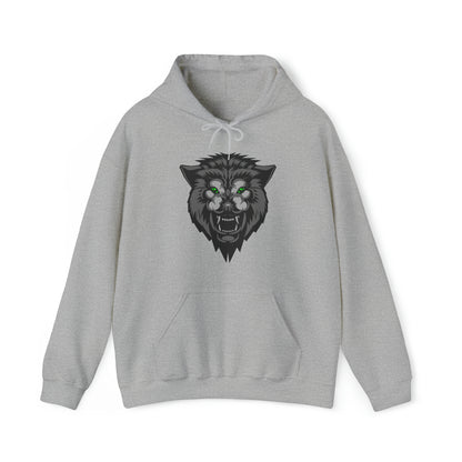 Green eyes wolf Hoodie