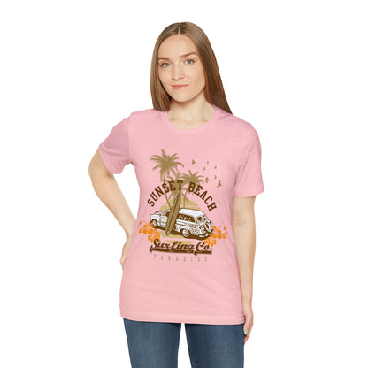 Sunset Beach Surfing Paradise T-Shirt