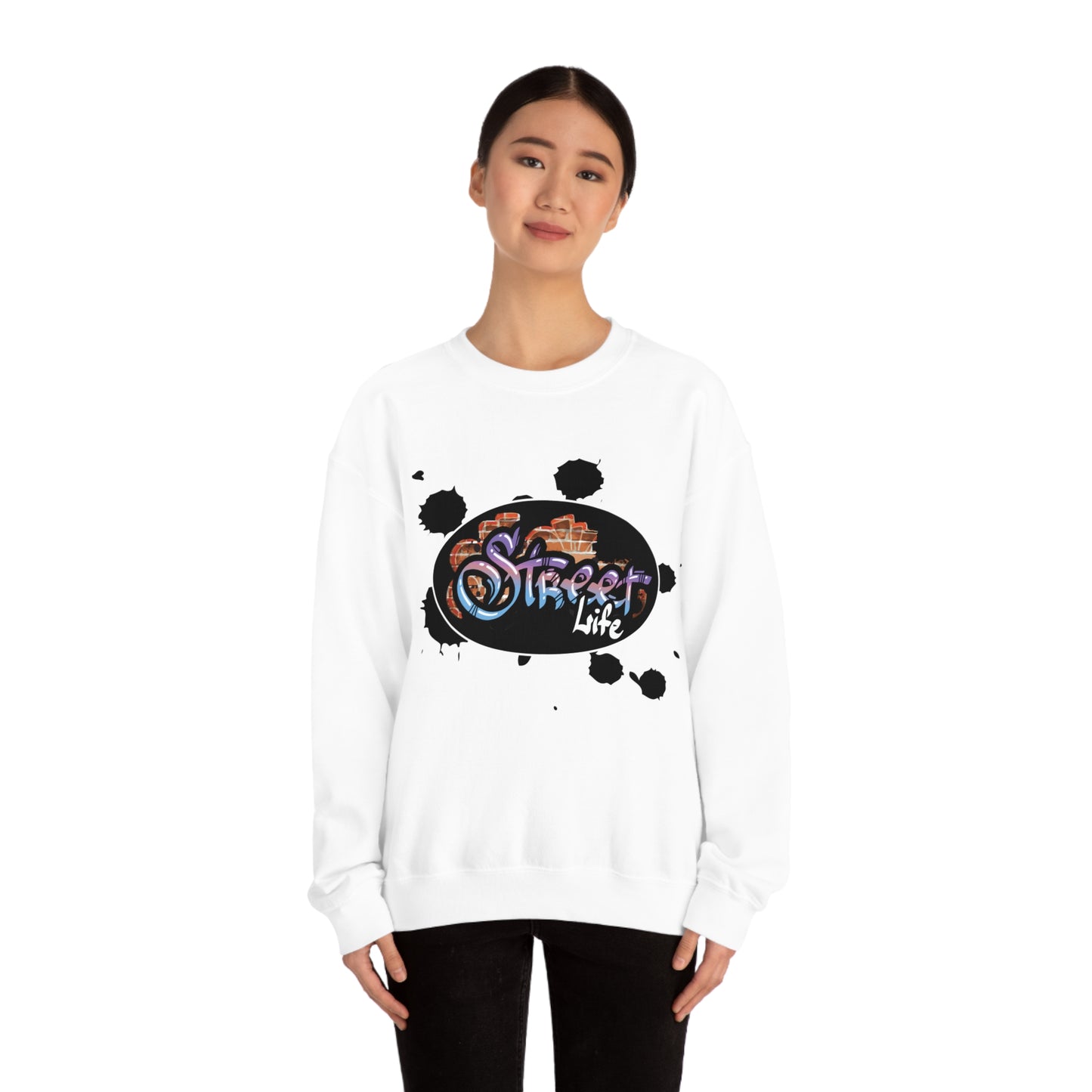 Street life graffiti Crewneck Sweatshirt