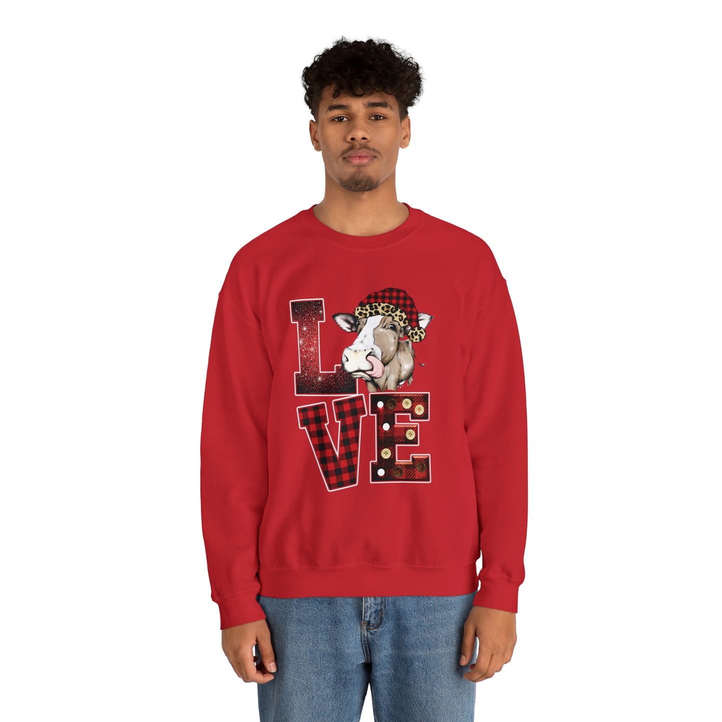 Cow love Crewneck Sweatshirt