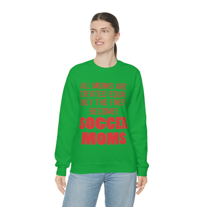 Finest soccer mom Crewneck Sweatshirt