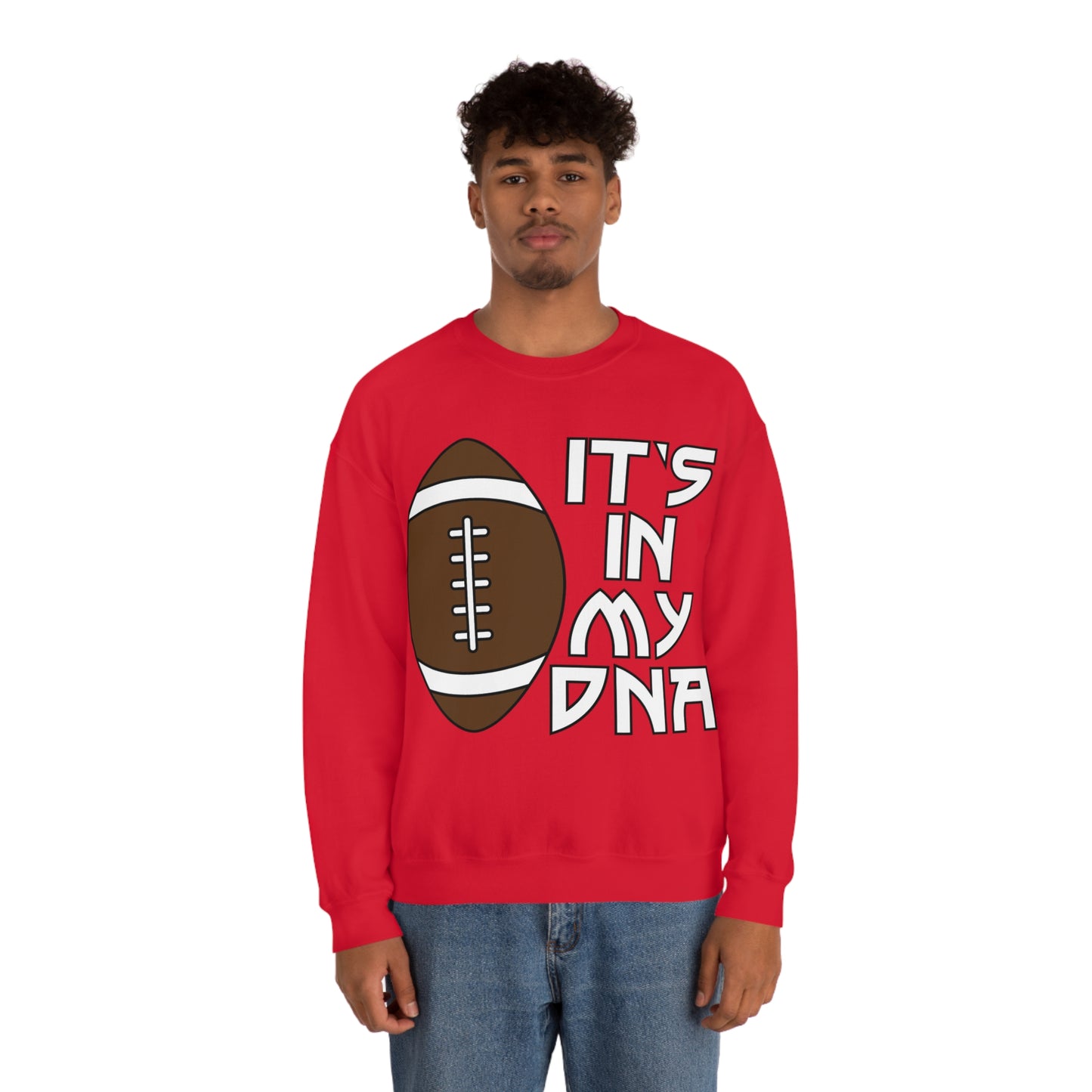 Football is in my DNA Crewneck Sweatshirt