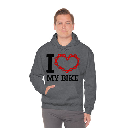 I love my bike Hoodie