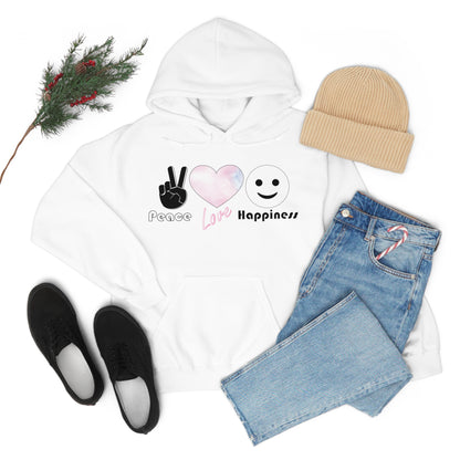 Peace-Love-Happiness Hoodie