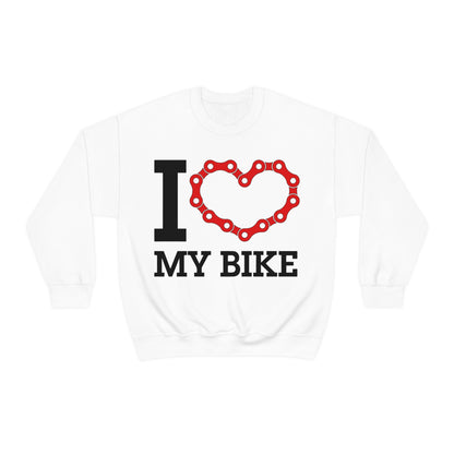 I love my bike Crewneck Sweatshirt