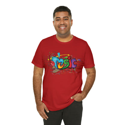 Music colorful graffiti T-Shirt