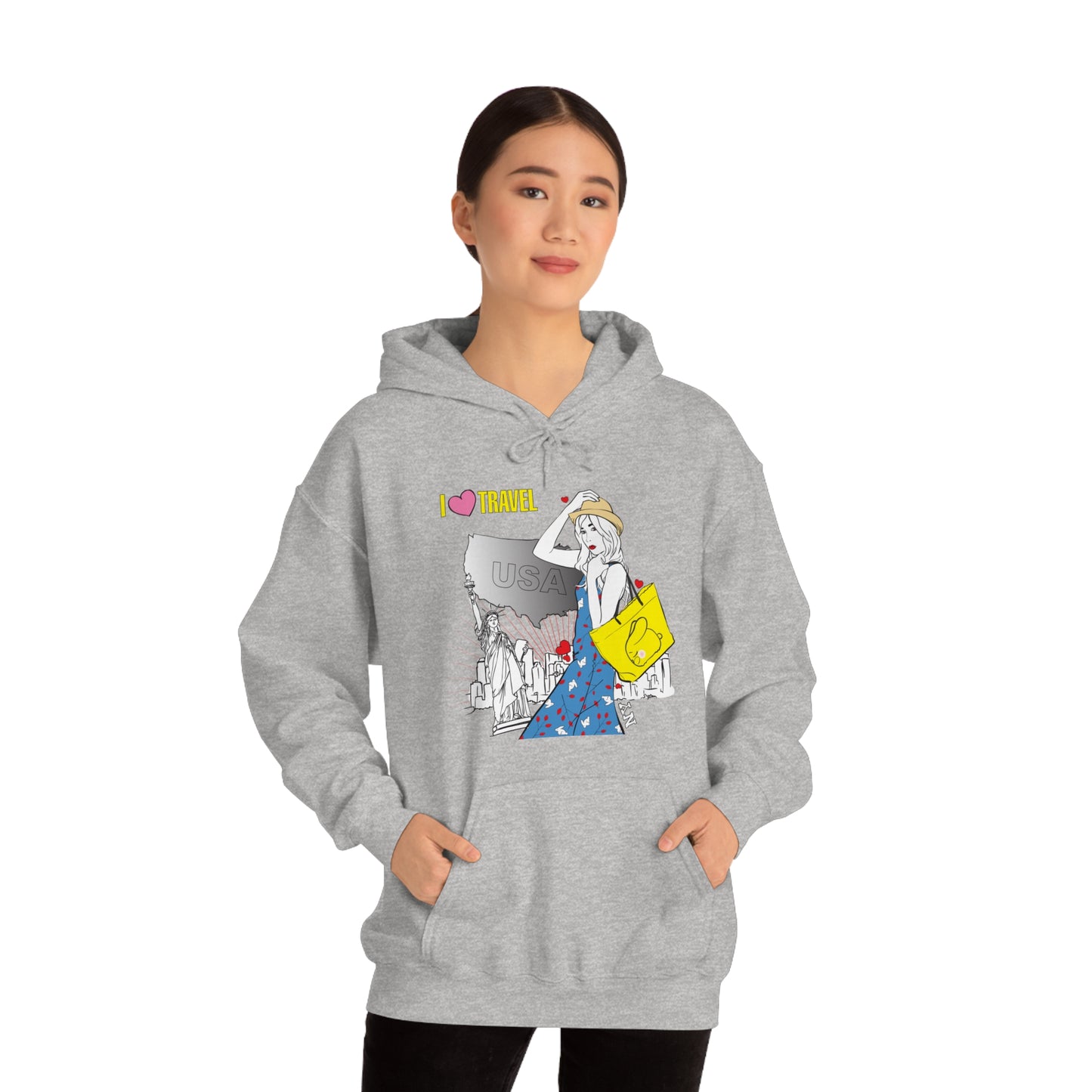 I love to travel _1 Hoodie