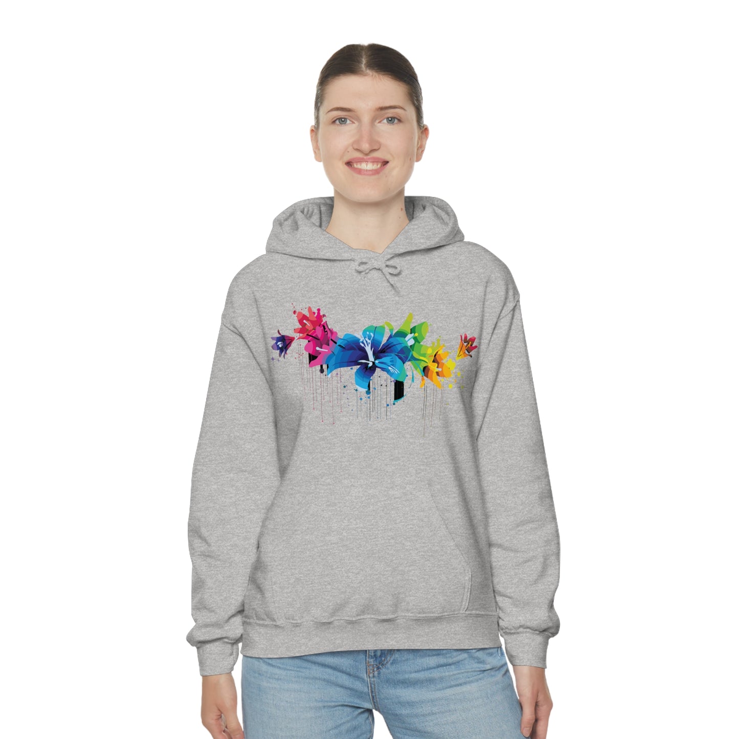 Beautiful colorful flowers Hoodie