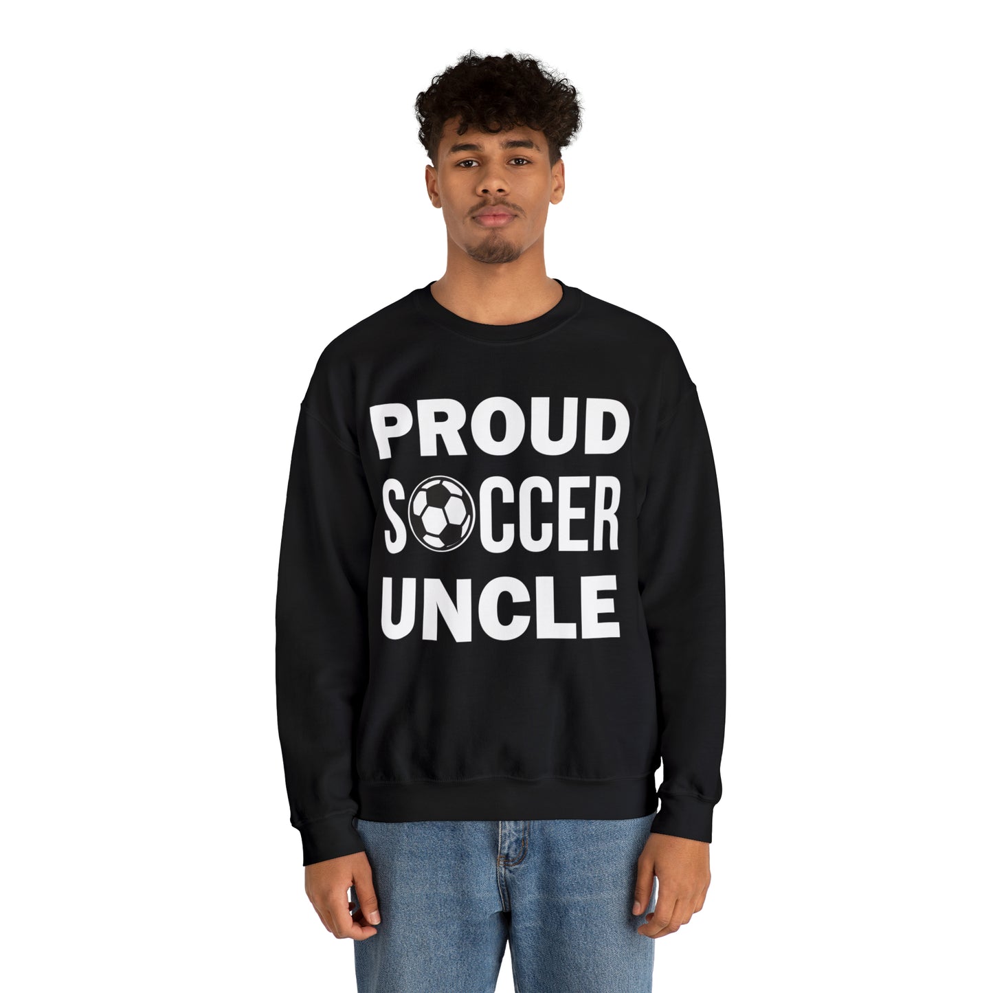 Proud soccer uncle Crewneck Sweatshirt