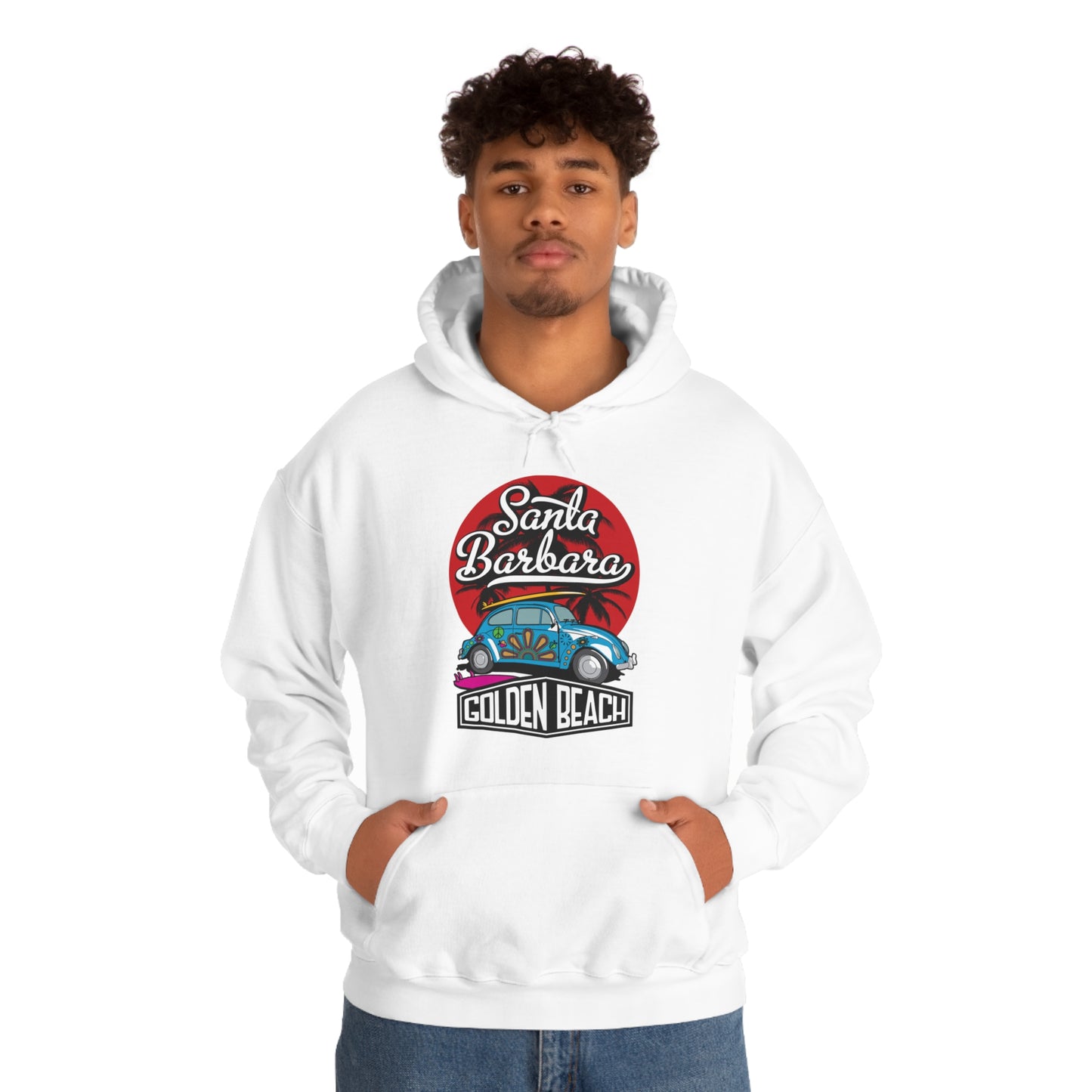 Golden Beach Buggy Hoodie