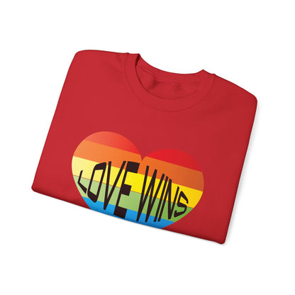 Love wins LGBTQ Crewneck Sweatshirt