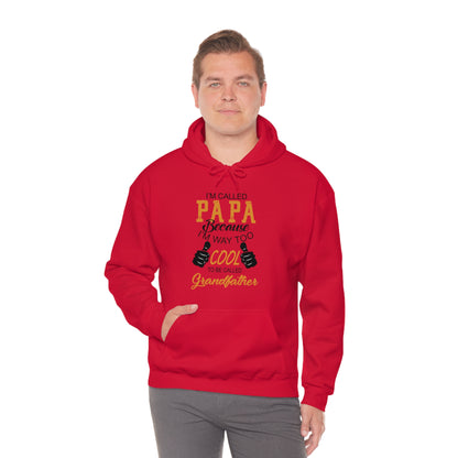 Papa Way Too Cool to Be Called Grandfather Hoodie