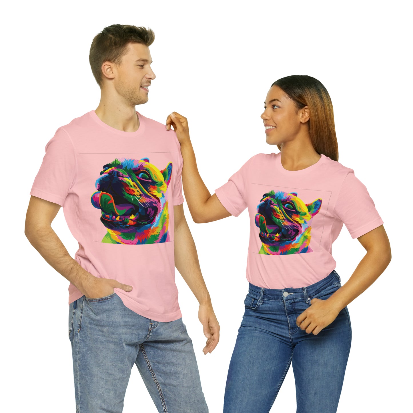 Colorful Dog T-Shirt