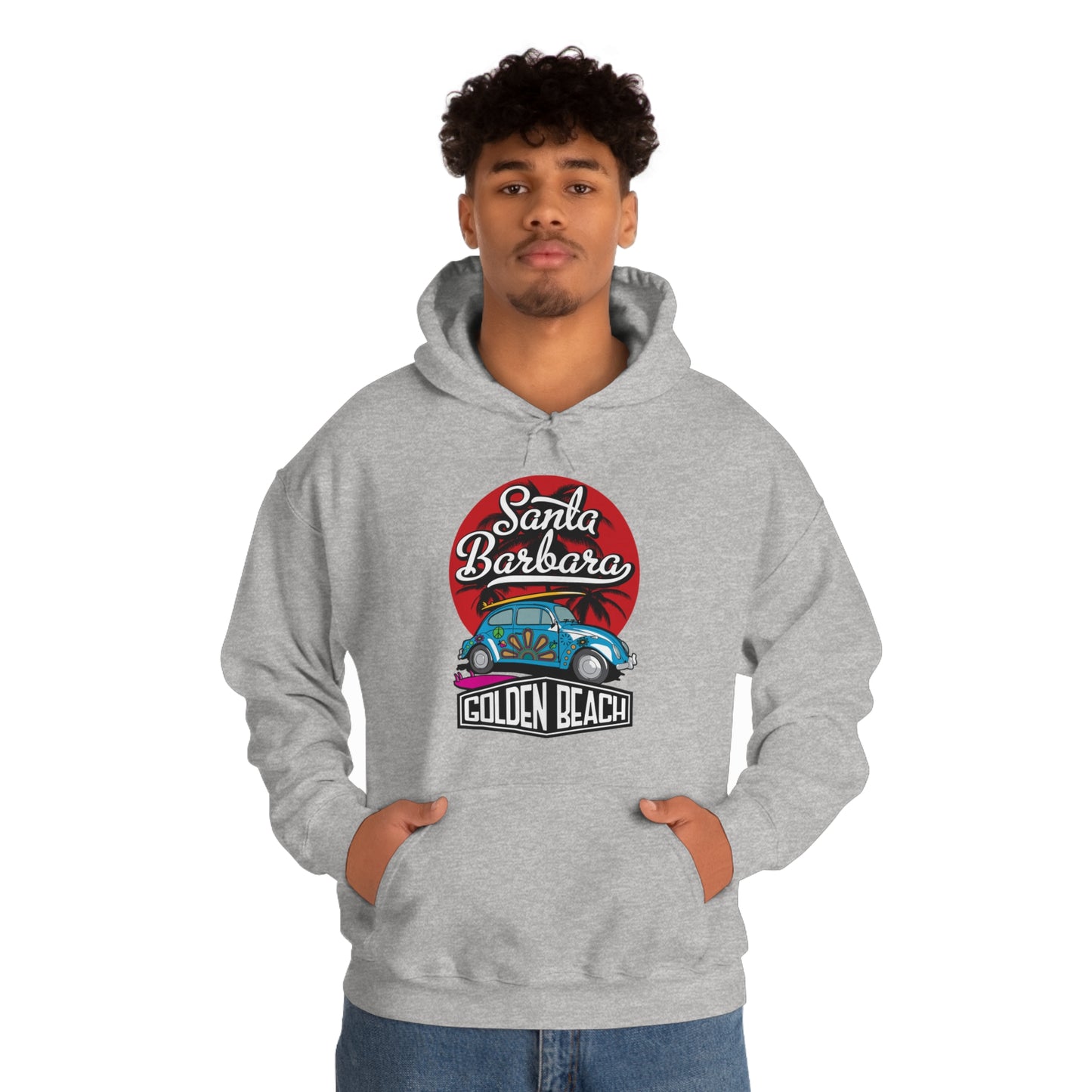 Golden Beach Buggy Hoodie