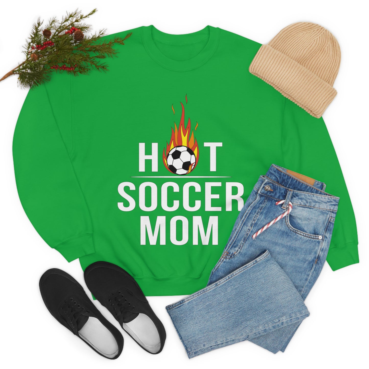 Hot soccer mom Crewneck Sweatshirt