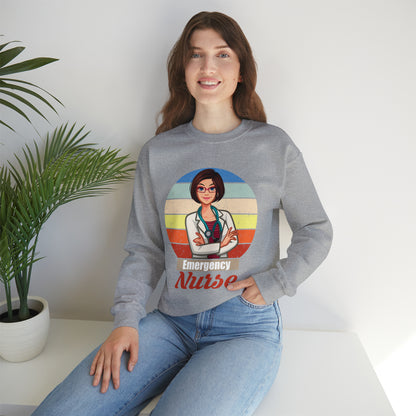 Emergency Nurse Crewneck Sweatshirt