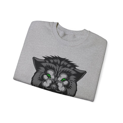 Green eyes wolf Crewneck Sweatshirt