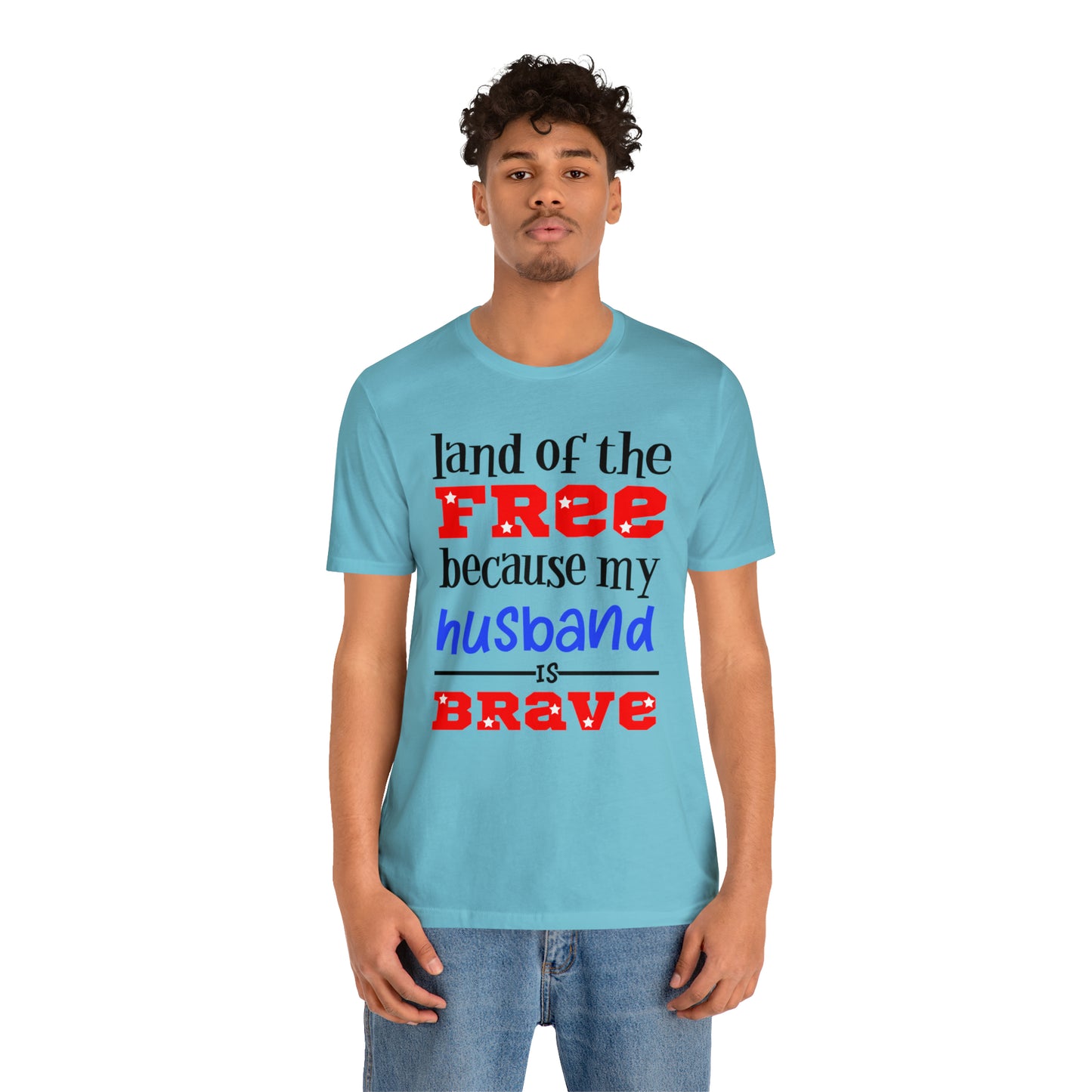 U.S.A the Land of the free Husband T-Shirt